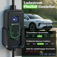 Ikodm Mobile Wallbox Ladekabel Typ 2 EV Ladegerät