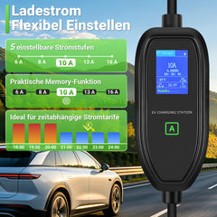 Ikodm Mobile Wallbox Ladekabel Typ 2 EV Ladegerät