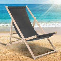 Ikodm Liegestuhl Klappbar Strandliege Holz