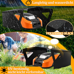 Ikodm Mähroboter Garage für Rasenmähroboter Verzinktem