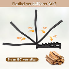 Ikodm Manueller Holzspalter,Wandhalterung Brennholzspalter, Handholzspalter, Wand Holzspalter, Wood Splitter für Outdoor & Indoor