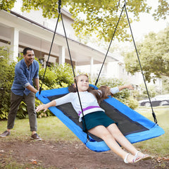 Ikodm Nestschaukel Kinderschaukel Höhenverstellbar 110–180 cm