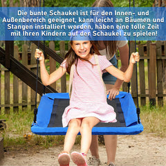 Ikodm Nestschaukel Kinderschaukel Höhenverstellbar 110–180 cm