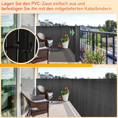PVC Sichtschutzmatte