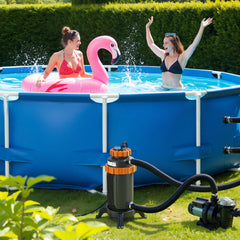 Ikodm Poolheizung Elektrisch mit Digitale Temperaturanzeige bis zu 45°