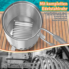 Ikodm Poolheizung Brennholz Edelstahl Feuer Feuertonne