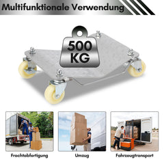 Ikodm Rangierhilfe PKW Rangierroller Auto 2/4 Stück