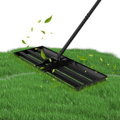 Ikodm Rasenrakel Nivellierrechen 75cm×25cm mit Gummigriff