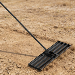 Ikodm Rasenrakel Nivellierrechen 75cm×25cm mit Gummigriff