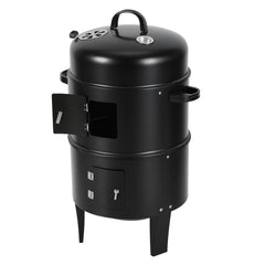 Ikodm 3 in 1 Smoker Räucherofen 2 Ebenen