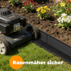 Ikodm Recyceltem Gummi Rasenkante 4 Stück Flexible