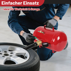 Ikodm Reifen Booster 20 L, Druckluft-Reifenfüller für Auto, LKW & Traktor