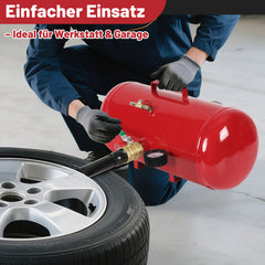 Ikodm Reifen Booster 20 L, Druckluft-Reifenfüller für Auto, LKW & Traktor