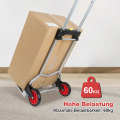 Ikodm Sackkarre Transportkarre klappbar 60 kg Tragkraft