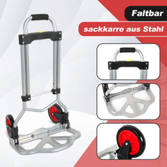 Ikodm Sackkarre Transportkarre klappbar 60 kg Tragkraft