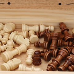 Ikodm Schachspiel 3 in 1 Schach Schachspiel