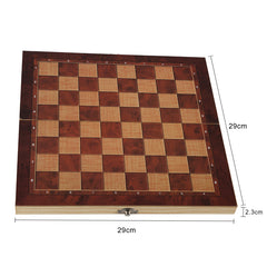 Ikodm Schachspiel 3 in 1 Schach Schachspiel