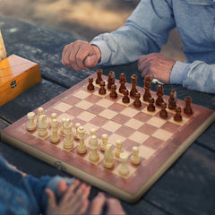 Ikodm Schachspiel 3 in 1 Schach Schachspiel