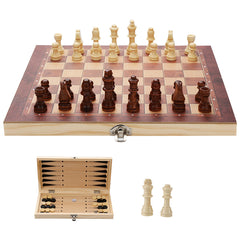 Ikodm Schachspiel 3 in 1 Schach Schachspiel