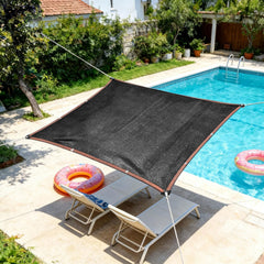 Ikodm Schattennetz mit Ösen HDPE Sonnenschutznetz