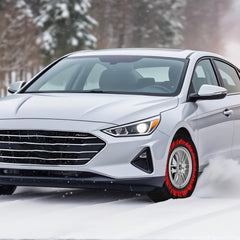 Ikodm 2x Schneesocken für Reifen Auto Reifensocken Verdickte