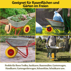 Ikodm Schubkarrenrad Vollgummi/Luftbereift 4.80 4.00-8
