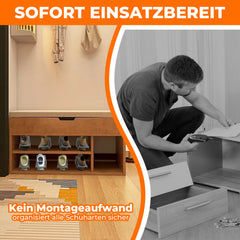 Ikodm Schuhorganizer 10 Stück, Schuhstapler rutschfest PP Doppelschicht Platzsparend für Schrank
