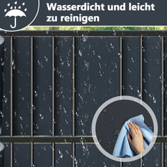 Ikodm Sichtschutzstreifen Sichtschutzfoli 35m/50m/70m