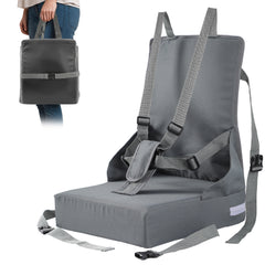 Ikodm Tragbares Sitzkissen Kinder Stuhl, Rutschfeste Baby Sitzerhöhung inklusive Storage Bag