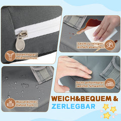Ikodm Tragbares Sitzkissen Kinder Stuhl, Rutschfeste Baby Sitzerhöhung inklusive Storage Bag