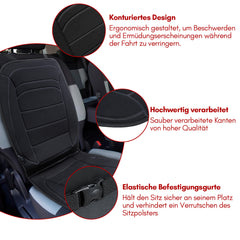 Ikodm Auto Sitzheizung 2 Heizstufen 12V PKW KFZ carbonheizmatte