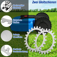 Ikodm 2er Set silberne Roboter Rasenmäher Spikes