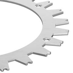 Ikodm 2er Set silberne Roboter Rasenmäher Spikes
