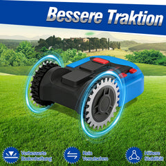 Ikodm 2er Set silberne Roboter Rasenmäher Spikes