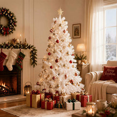 Ikodm Weihnachtsbaum Außen Xmas mit Ständer