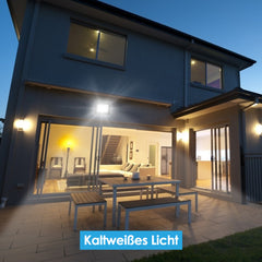 Ikodm 50W Strahler Außen, 4250LM Superhell Fluter, IP66 Wasserdicht Außenstrahler, 6000K Kaltesweiß Scheinwerfer Flutlicht Wandbeleuchtung für Stadion, Sportplatz, Hof, Garten Deko