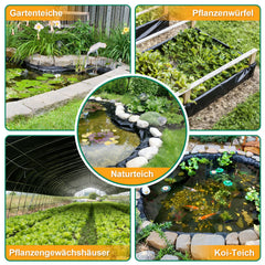 Ikodm Teichfolie für Gartenteich, verschiedene Größen & Stärken