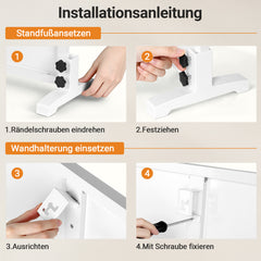 Ikodm Infrarotheizung Thermostat Wandheizung Wand Smart 300-960 Watt