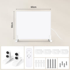 Ikodm Infrarotheizung Thermostat Wandheizung Wand Smart 300-960 Watt