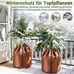 Ikodm 2 Stück Thermo-Topfschutz Pflanzkübel-Winterschutz