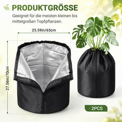 Ikodm 2 Stück Thermo-Topfschutz Pflanzkübel-Winterschutz