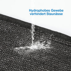 Ikodm Trampolin-Schattenabdeckung Trampolin-Sonnenschutz für 6/8 Stangen