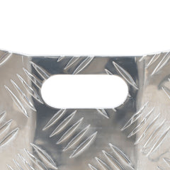 Ikodm Aluminium Türschwellenrampe für Rollstuhl, rutschfest & tragbar
