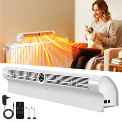 Ikodm Heizkörper Ventilator, 6 Lüfter, Temperatursteuerung
