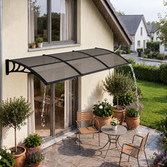 Ikodm Vordach für Haustür, Fenster/Terrasse, PC-Dach