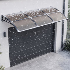 Ikodm Vordach für Haustür, Fenster/Terrasse, PC-Dach