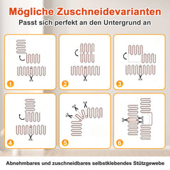 Ikodm Elektrische Fußbodenheizung 150 W/m² mit WLAN-Thermostat