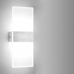 Ikodm LED Wandleuchte 12W für Flur & Bad