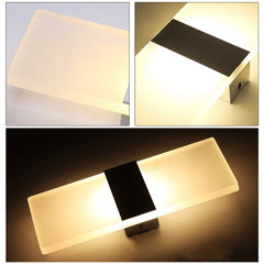Ikodm LED Wandleuchte 12W für Flur & Bad