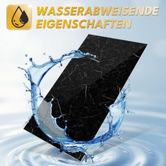 Ikodm Hohited PVC Wandpaneele in Marmoroptik, 4 Stück 120 × 60 cm, wasserfeste 3D Wandverkleidung zur DIY-Montage, Dekorplatten für Küche, Küchenrückwand und Badezimmer